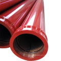 Chinese supplier DN125 ST52 Concrete Pump steel pipe with SK/ZX/FM/HD collar